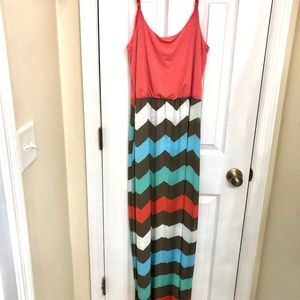 Charlotte Russe Maxi Dress- Size L